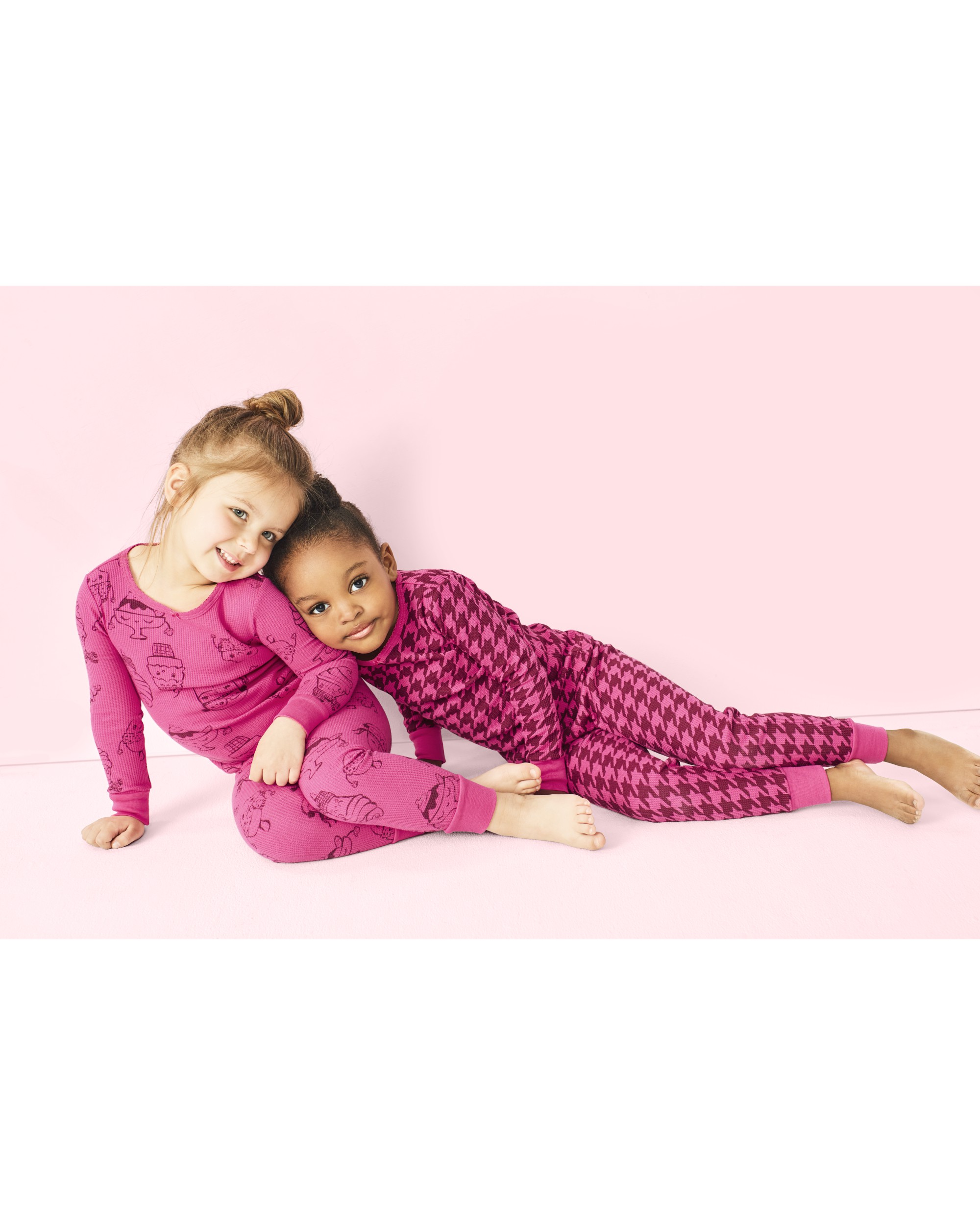 Toddler 4-Piece Ice Cream Cotton Blend Pyjamas